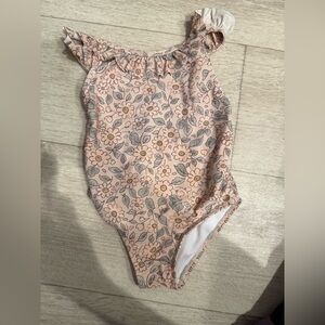 Rylee + Cru Arielle One-Piece in Blush Floral 2/3Y